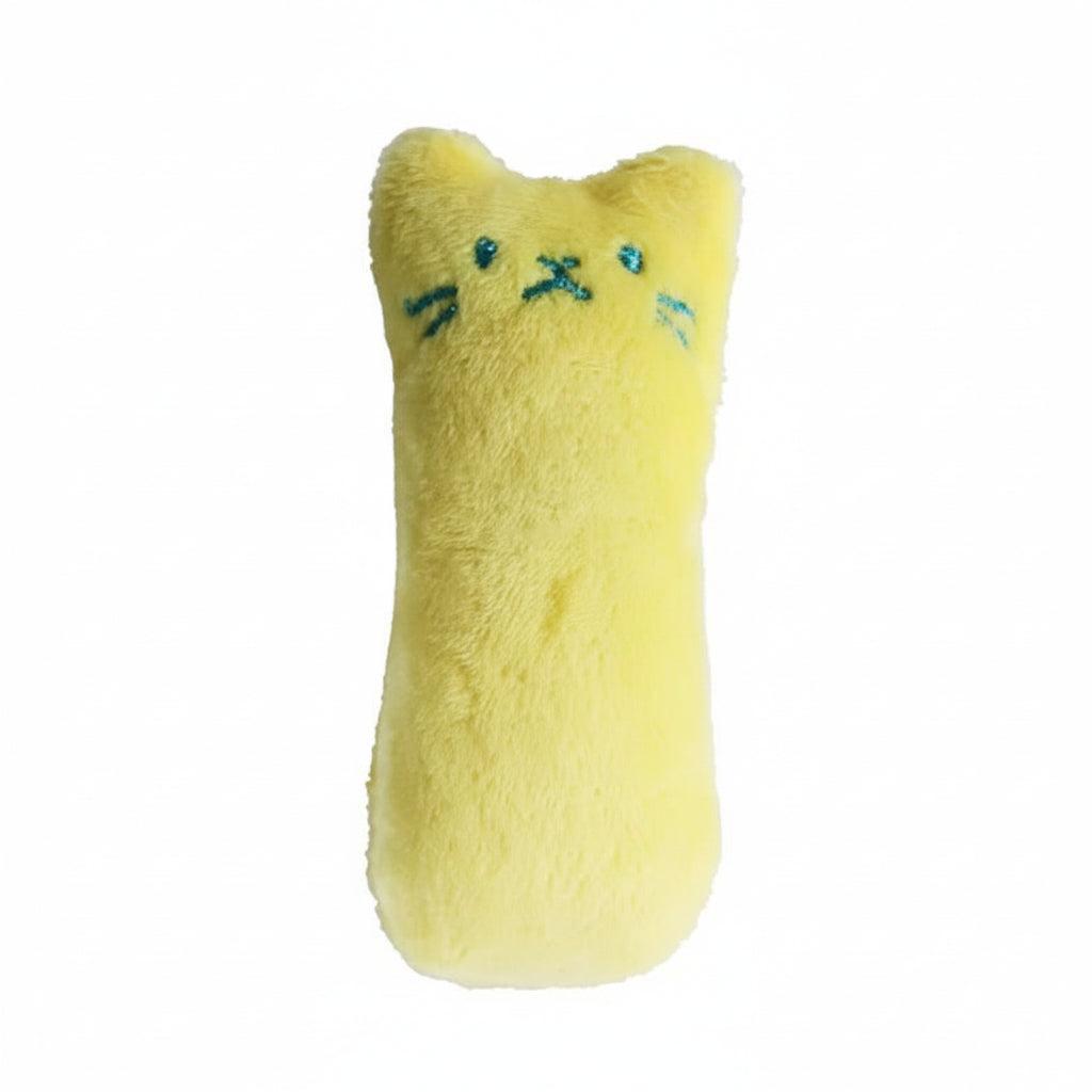 🐱 Teeth Grinding Catnip Toy – Interactive Plush Chew Toy for Cats