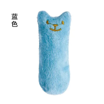🐱 Teeth Grinding Catnip Toy – Interactive Plush Chew Toy for Cats