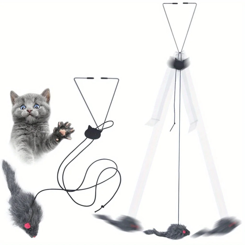 🐱 Door Hanging Cat Toy – Stress Relief & Interactive Play for Kittens