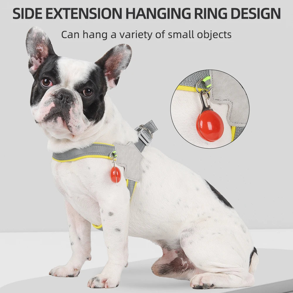 Reflective Pet Dog Harness – No Pull Vest for Small & Medium Dogs 🐾