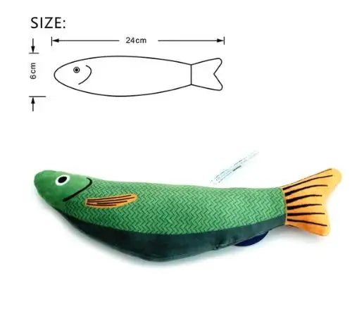 Fish-Shaped Catnip Toy – Interactive Chew & Play for Cats 🐟