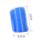 🐱 Massage Pet Cat Brush – Corner Scraper & Hair Removal Tool