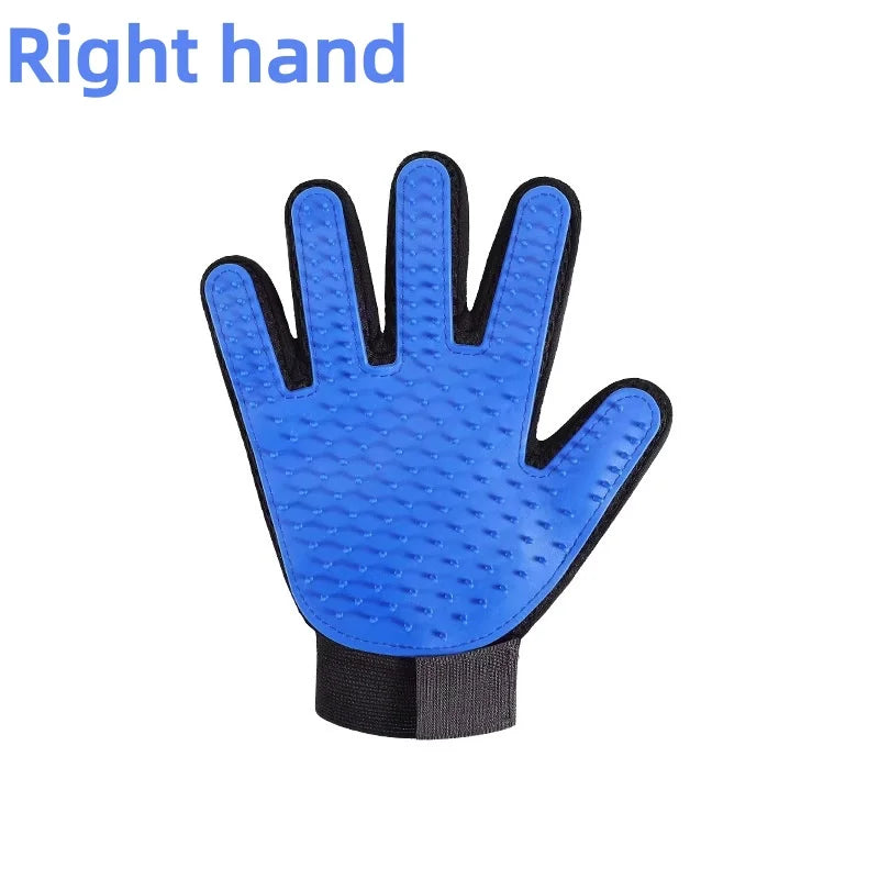 Pet Grooming Glove – Gentle Deshedding & Massage Brush for Cats & Dogs