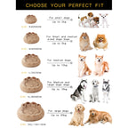 🐾 Fluffy Winter Dog Bed – Warm & Cozy Pet Sofa