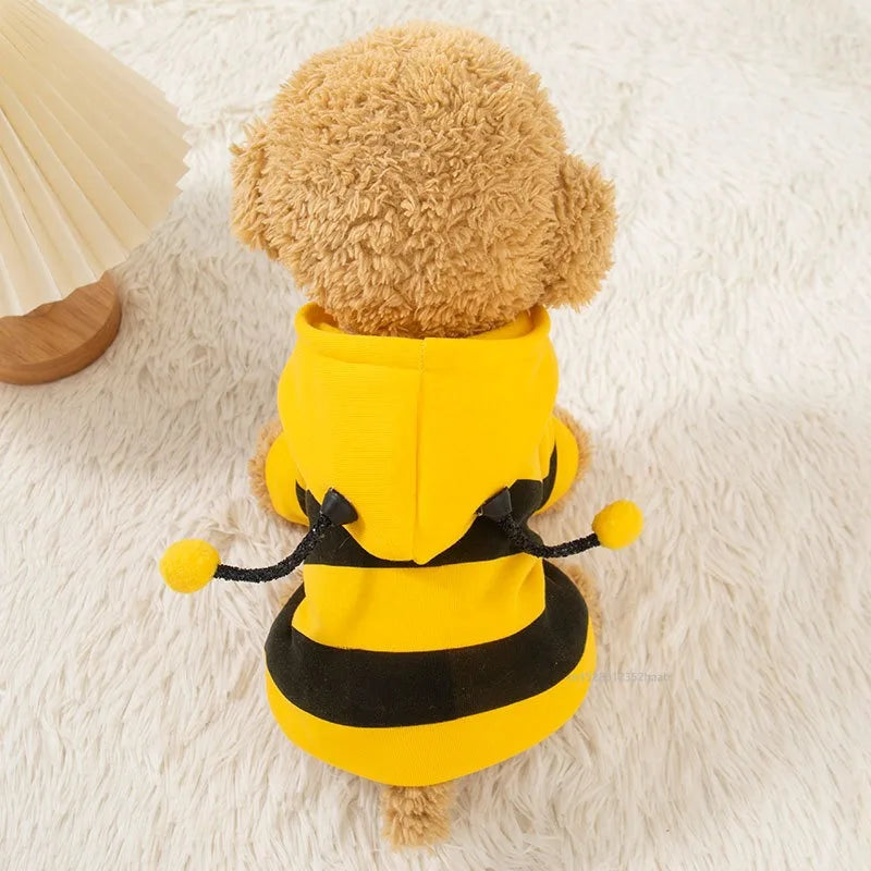 Bee Pet Puppy Coat – Adorable Winter Outfit for Dogs & Cats 🐝❄️