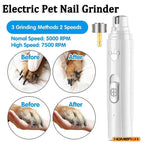 Electric Dog Nail Grinder – Painless Nail Trimmer for Dogs & Cats 🐾