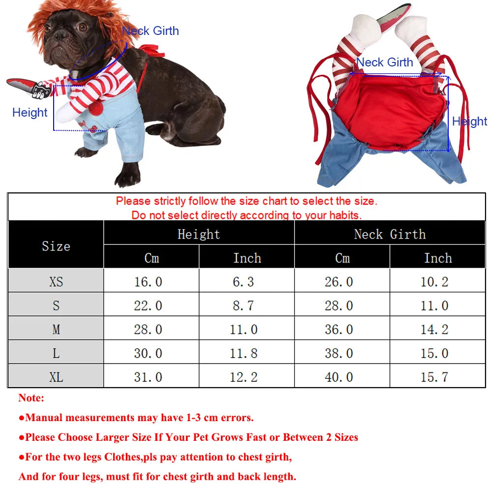 Funny Cat Clothes – Halloween & Cosplay Costume for Small & Medium Pets 🐾🎃
