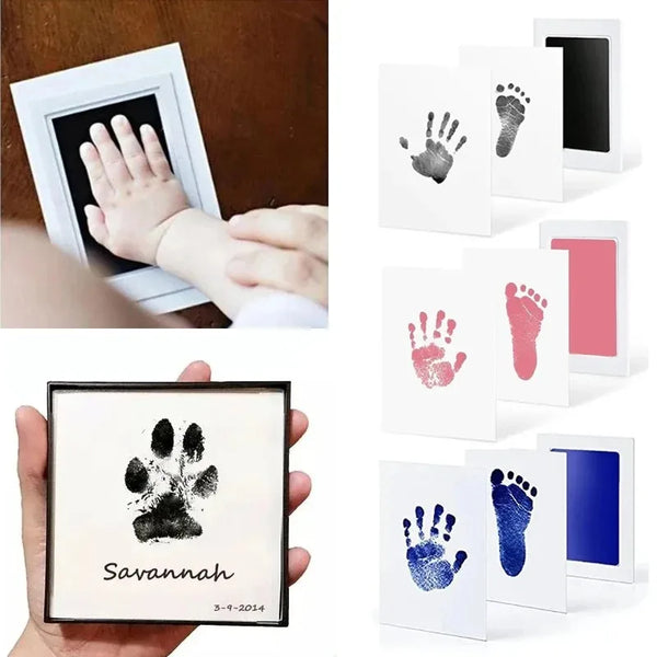 Pet Handprint & Footprint Kit – No-Touch Paw Print Souvenir