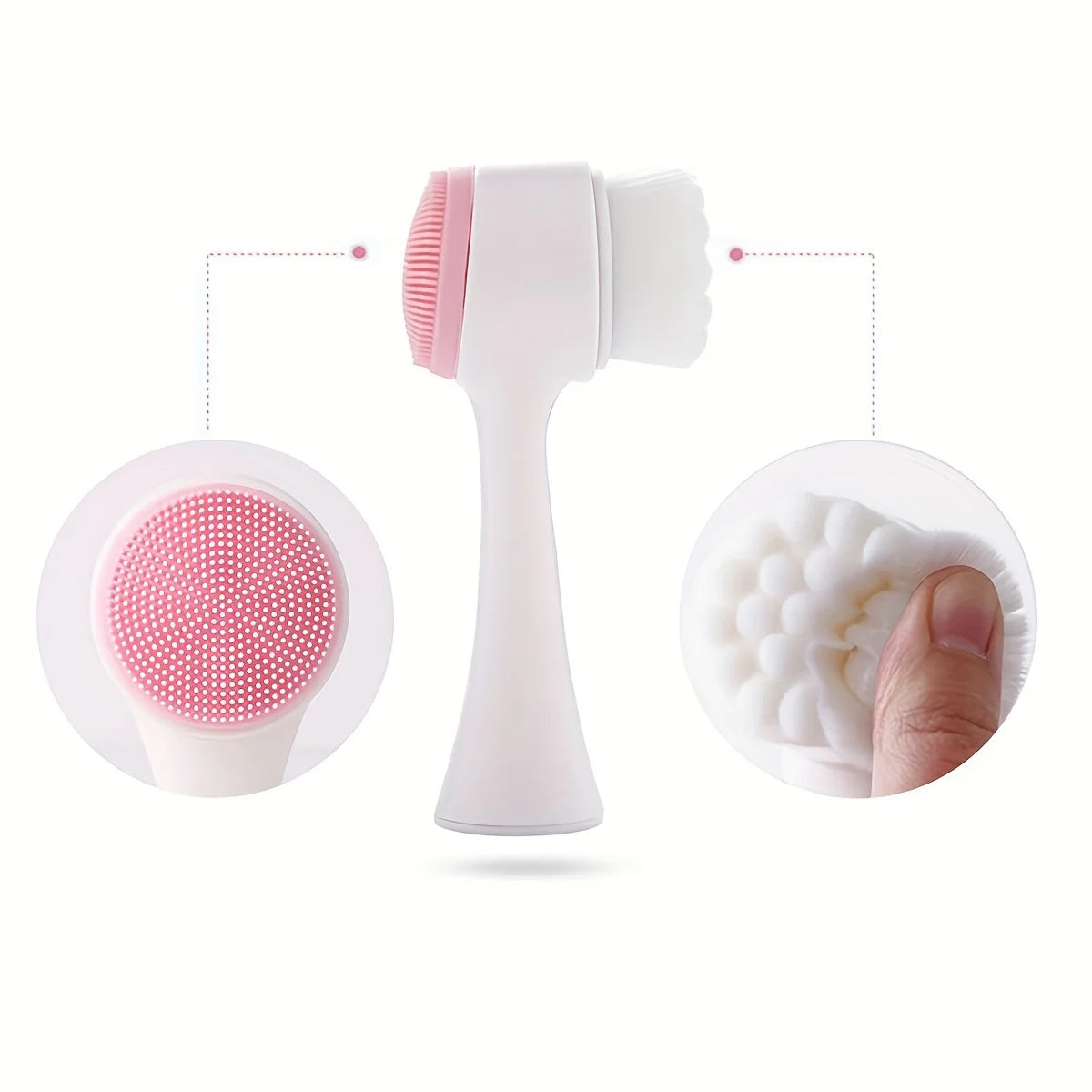 🐾 Silicone Pet Paw Cleaner & Massage Brush – Dual-Sided Dog Grooming Tool