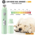 Electric Dog Nail Grinder – Painless Nail Trimmer for Dogs & Cats 🐾