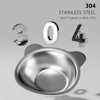 Elevated Stainless Steel Cat Bowl – 15° Tilted Neck Guard Healthy Feeding Bowl