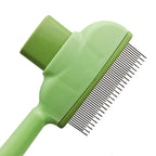 🐾 Self-Cleaning Pet Hair Remover Brush – Grooming Comb for Dogs & Cats