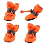 🐾 4pcs Waterproof Pet Dog Shoes – Anti-Slip Rain & Snow Booties
