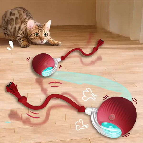 🐾 Intelligent Interactive Cat & Dog Ball – Durable & Fun Pet Toy