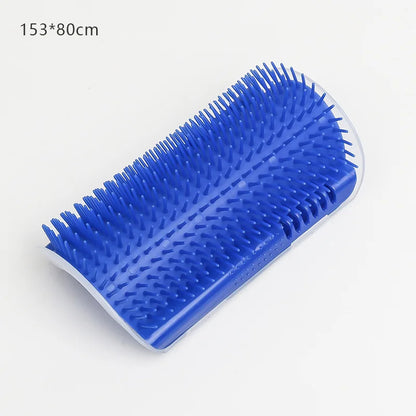 🐱 Cat Massage Tool – Wall Corner Self-Grooming Brush & Hair Removal Comb