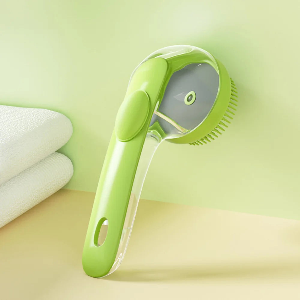 🐾 Pet Bath Brush for Small Dogs & Cats – Massage & Scrub Washing Tool