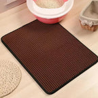 Cat Litter Mat With Gift – Double Layer Waterproof Non-Slip Mat for Cats