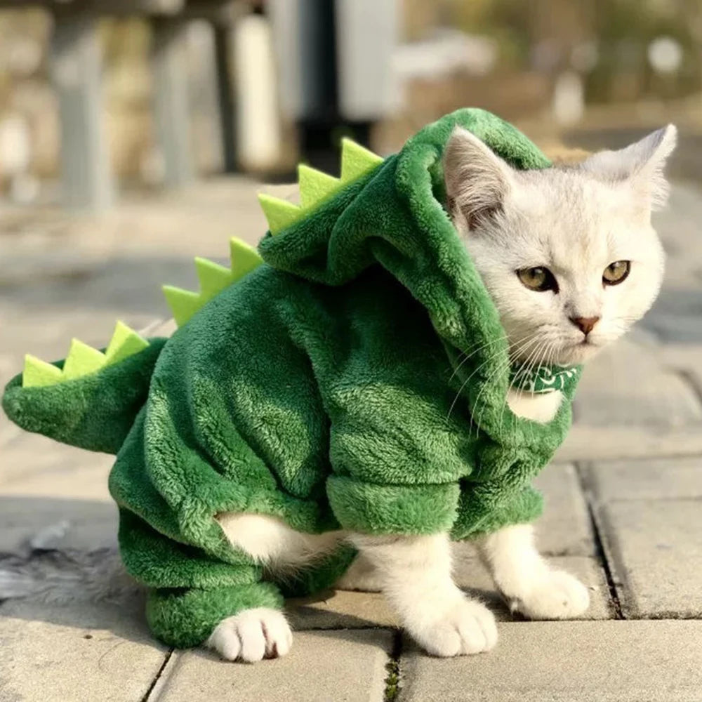 Small & Medium Pet Cotton Costume – Cozy Autumn & Winter Wear for Dogs & Cats 🐾