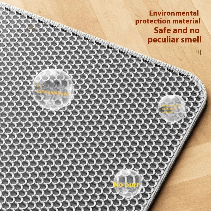 Premium Large Cat Litter Mat – 90x60CM Waterproof & Non-Slip 🐾
