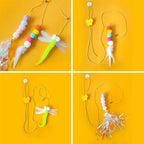 Cat Swing Toy – Interactive Hanging Door Teaser with Long Rope