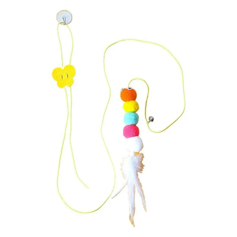 Cat Swing Toy – Interactive Hanging Door Teaser with Long Rope