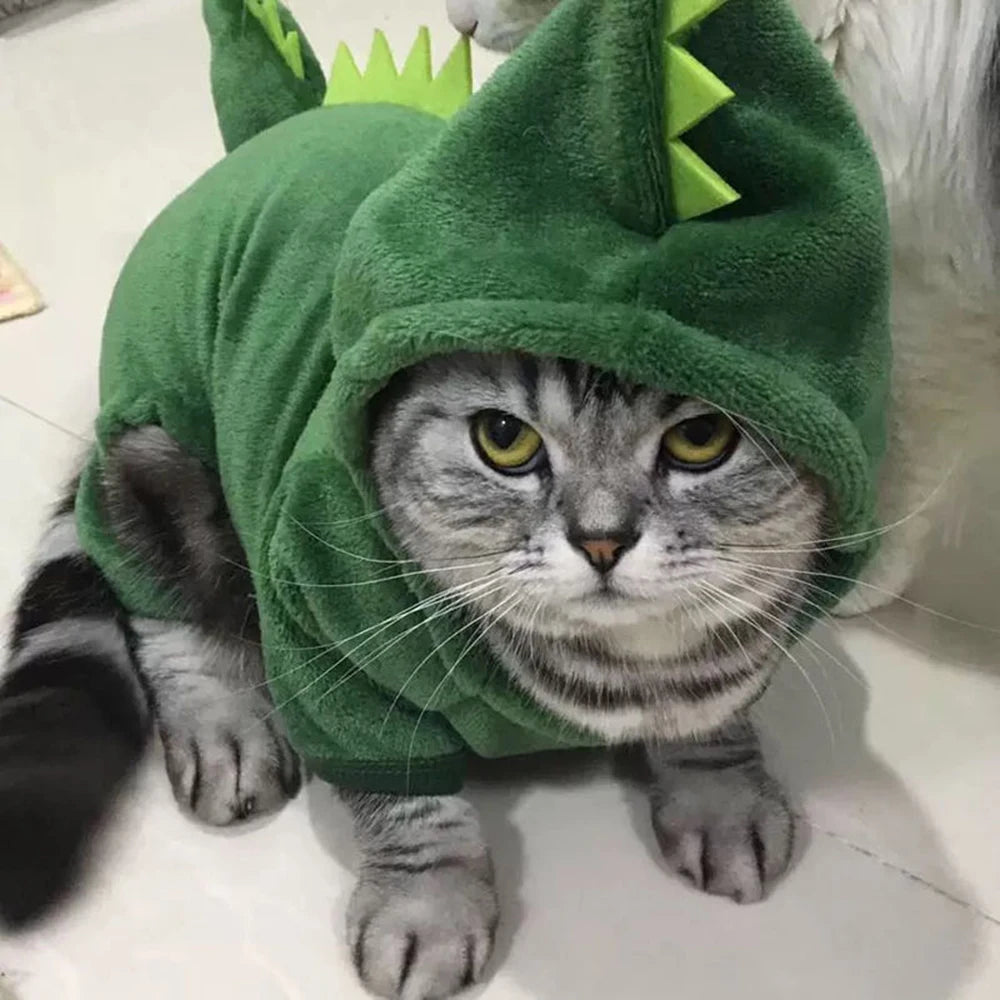 Small & Medium Pet Cotton Costume – Cozy Autumn & Winter Wear for Dogs & Cats 🐾