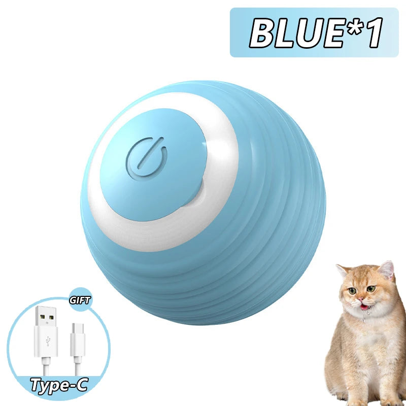 Smart Cat Toy – Automatic Rolling Ball for Interactive Play 🐱⚡