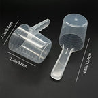Transparent Pet Measuring Spoon – Accurate Dog & Cat Food Scoop (50g / 100ml) 🐾