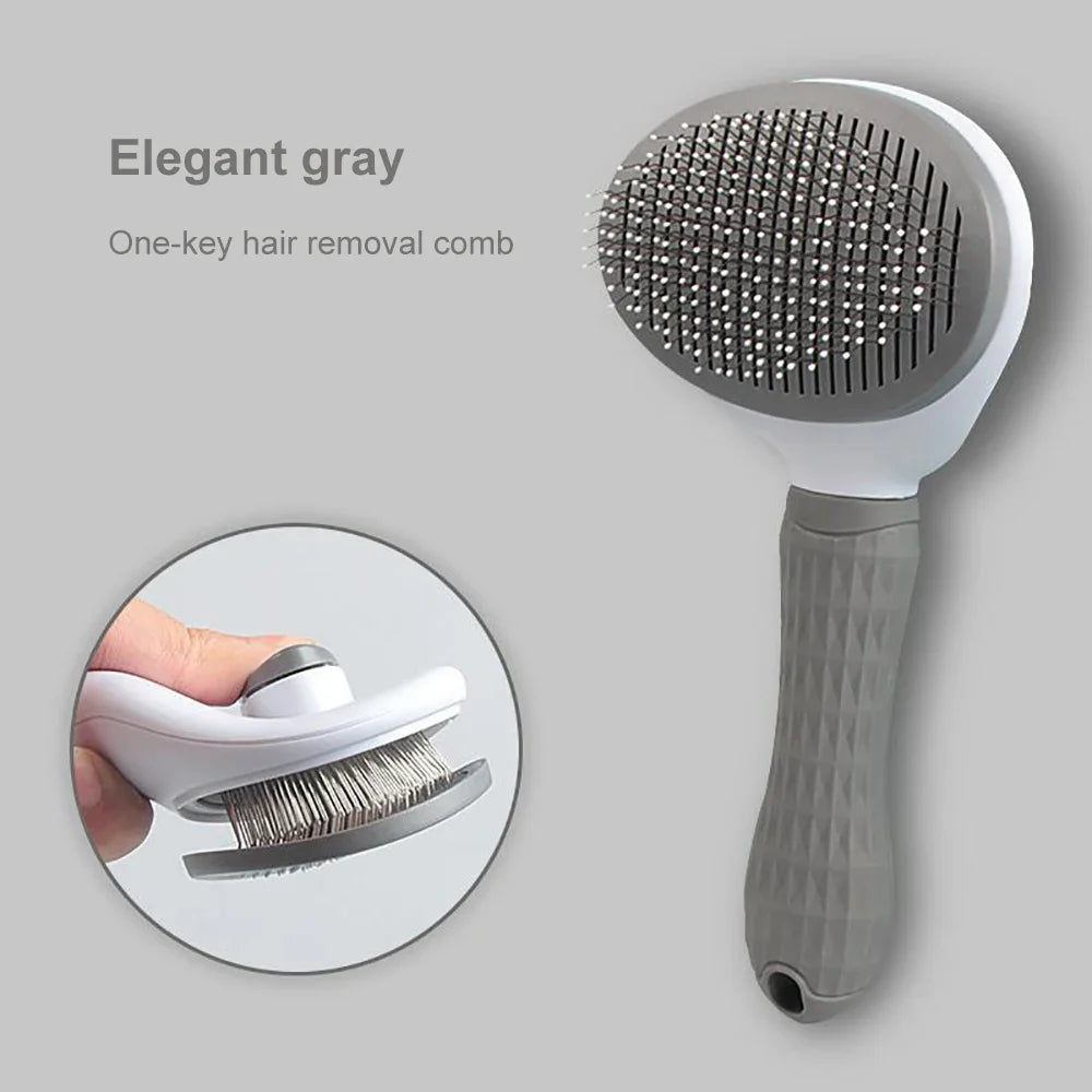 🐾 Dog & Cat Hair Remover Brush – Grooming & Care Comb