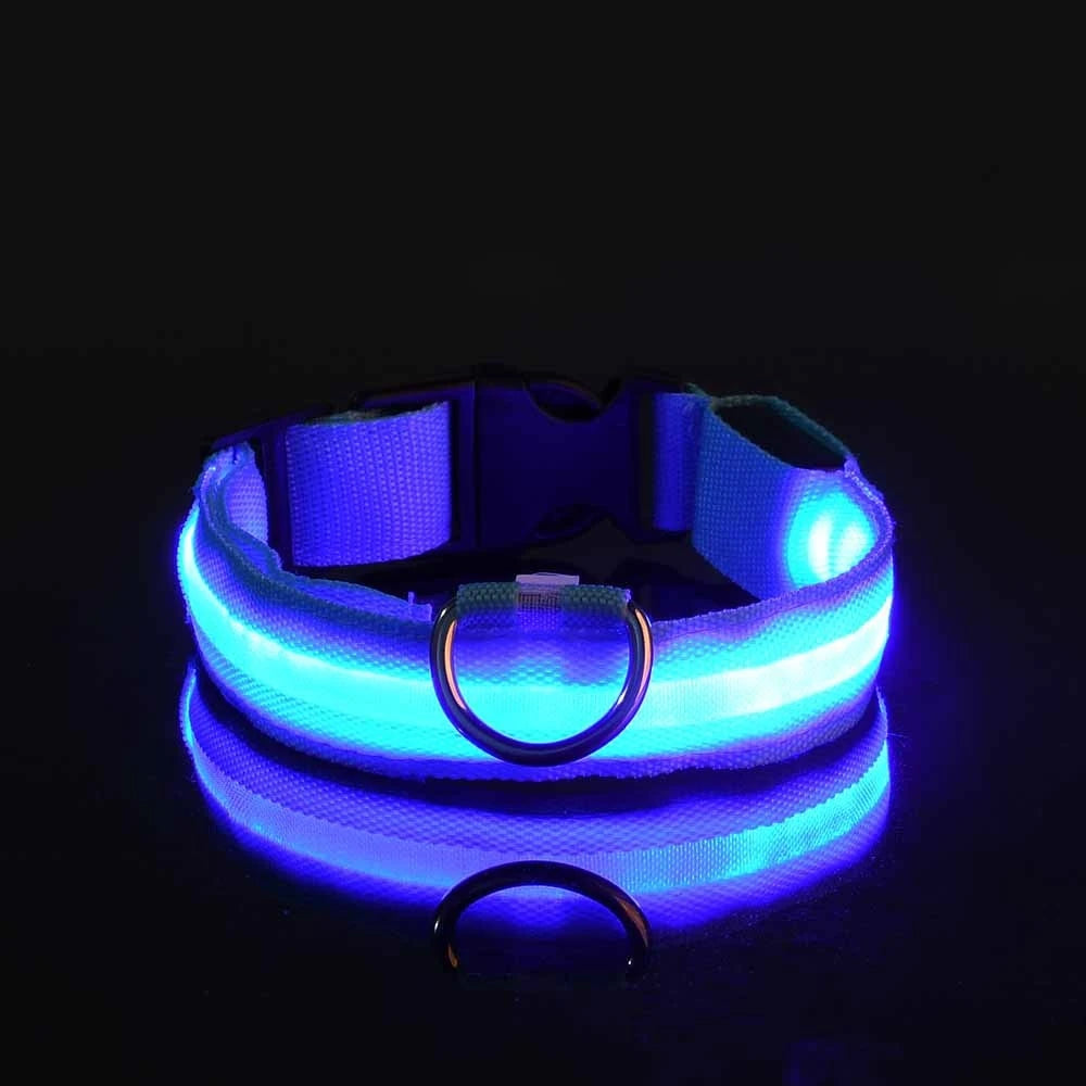 🌙 LED Dog Collar – Night Safety Flashing Glow Collar for Dogs