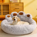 🐾 Fluffy Winter Dog Bed – Warm & Cozy Pet Sofa
