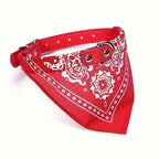Adjustable Pet Bandana Collar – Stylish Triangle Neckerchief for Dogs & Cats 🐾