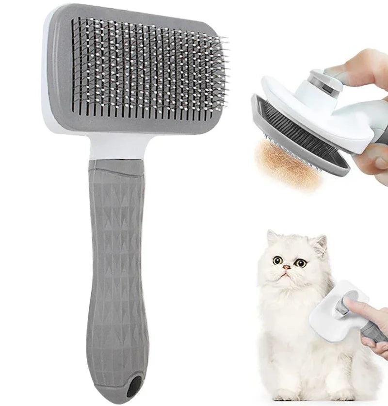 🐾 Dog & Cat Hair Remover Brush – Grooming & Care Comb
