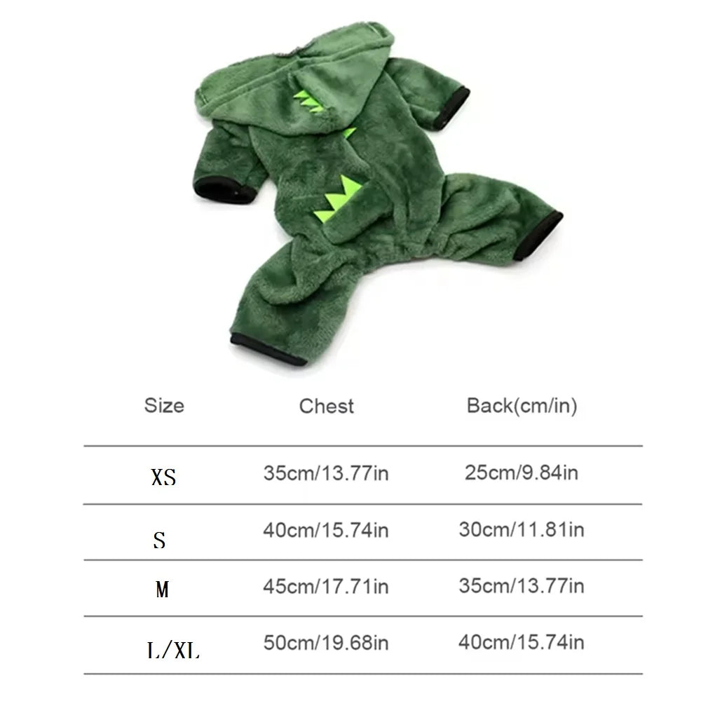 Small & Medium Pet Cotton Costume – Cozy Autumn & Winter Wear for Dogs & Cats 🐾