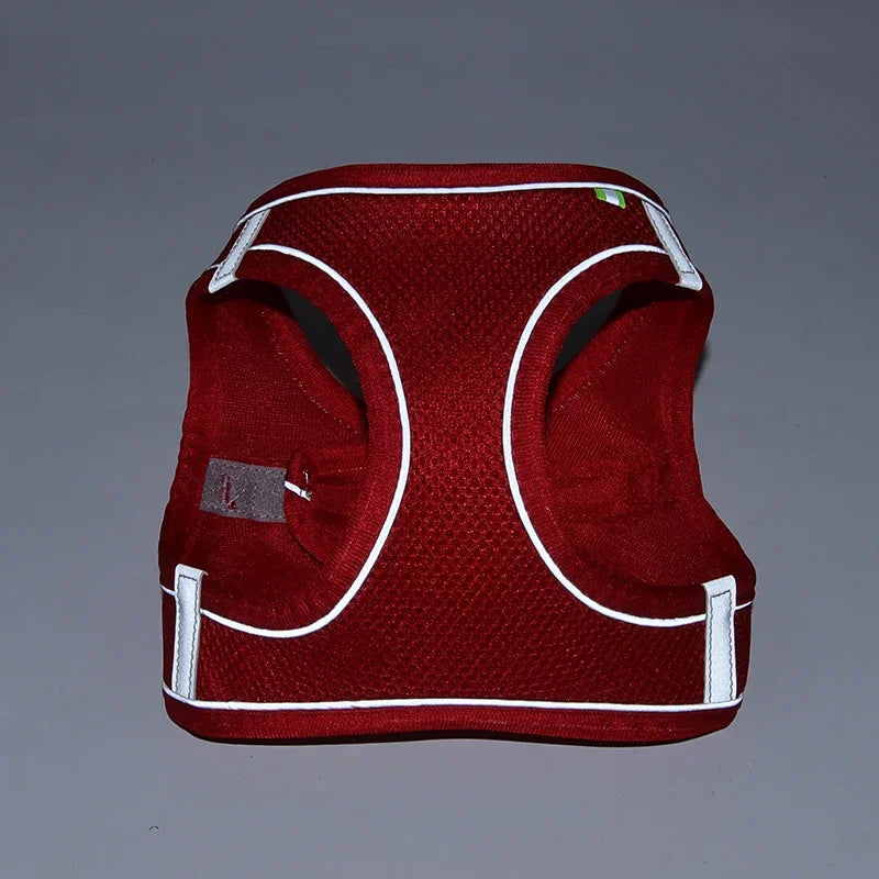 🐶 Puppy & Cat Harness Set – Adjustable Harness Vest with Leash for Small Dogs