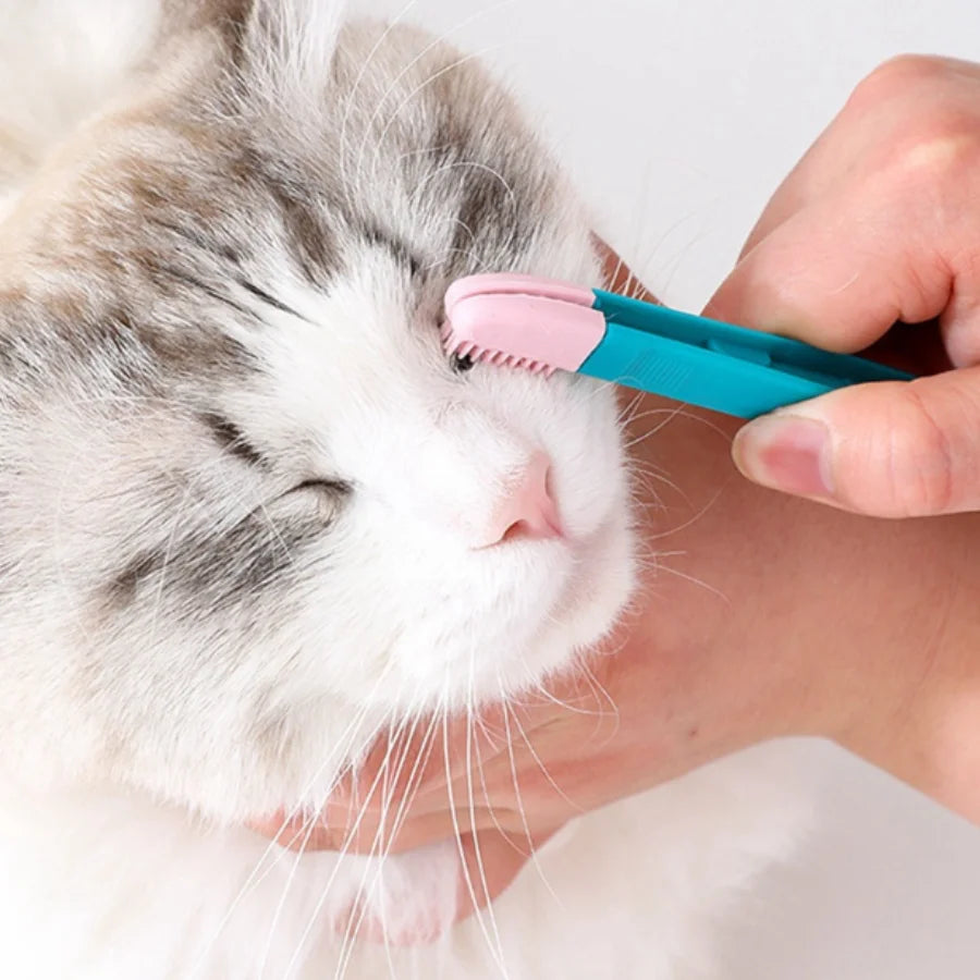 Pet Tear Stain Remover Comb – Precision Grooming Tool for Cats & Small Dogs 🐱✨