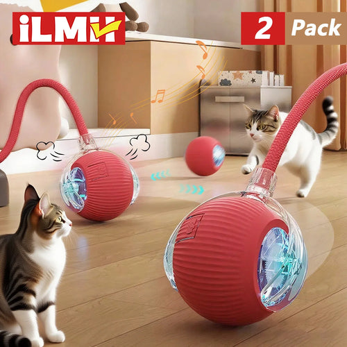 Smart Pet Interactive Rolling Ball Toy – Dog & Cat Electric Training Fun ⚡🐾