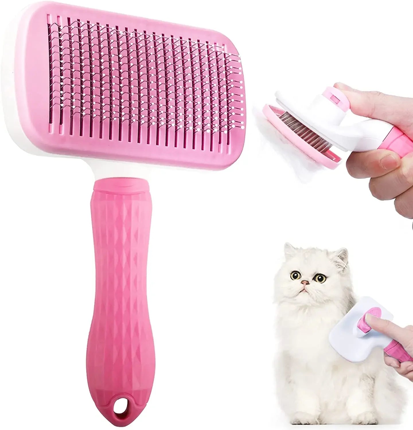 🐾 Dog & Cat Hair Remover Brush – Grooming & Care Comb
