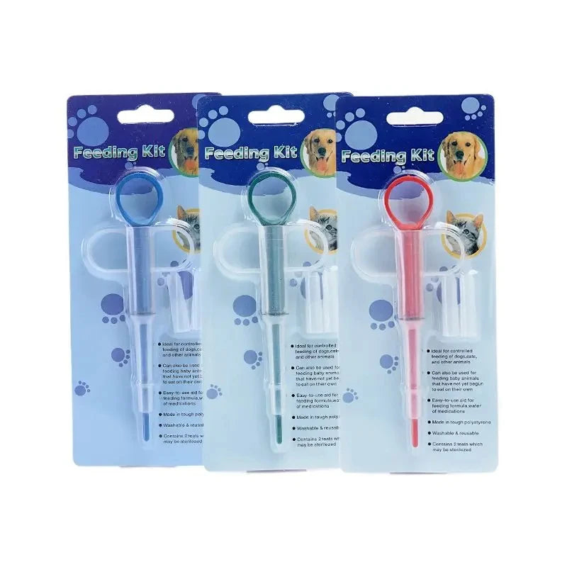 Pet Medicine Feeder – Cat & Dog Pill Shooter with Soft Tip