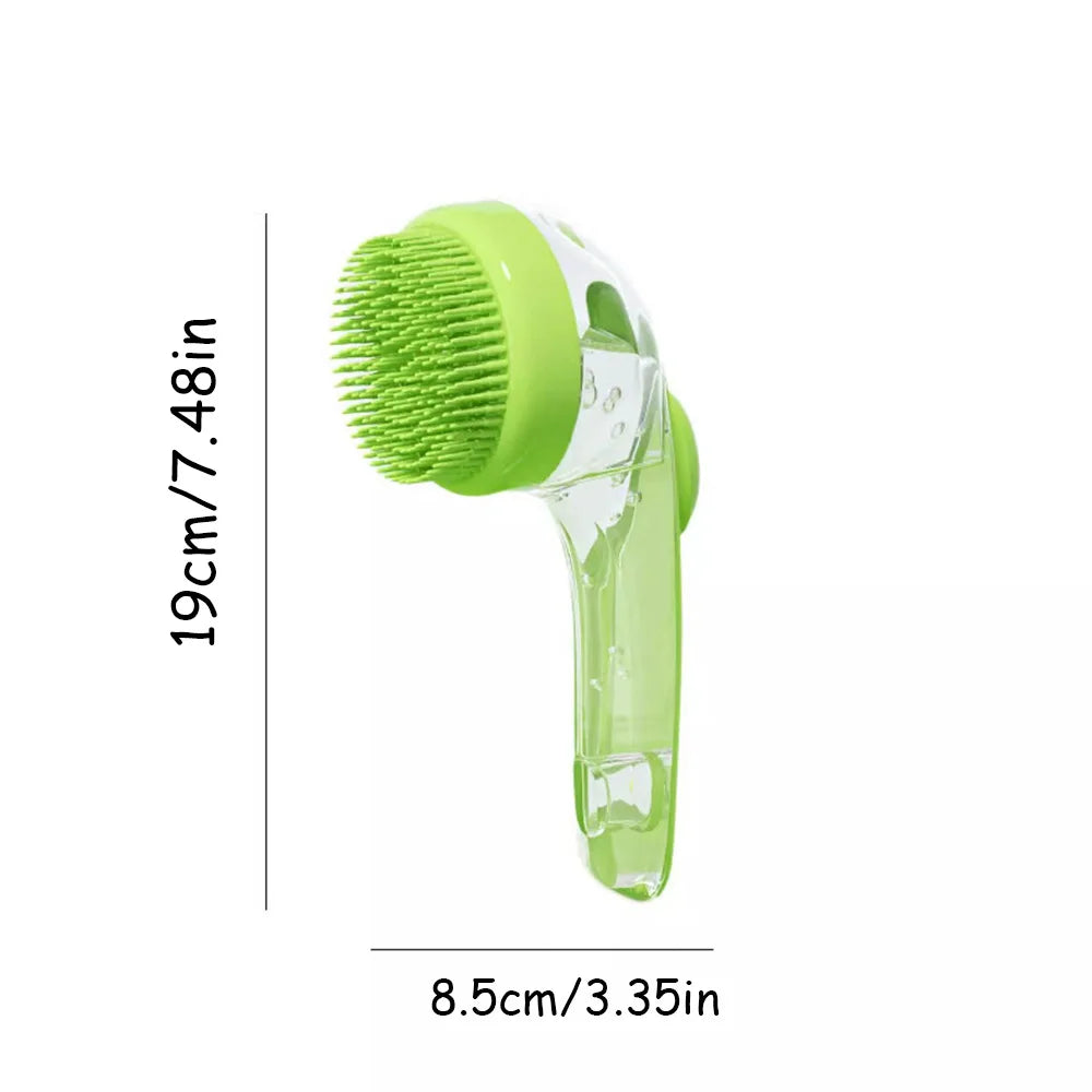 🐾 Pet Bath Brush for Small Dogs & Cats – Massage & Scrub Washing Tool