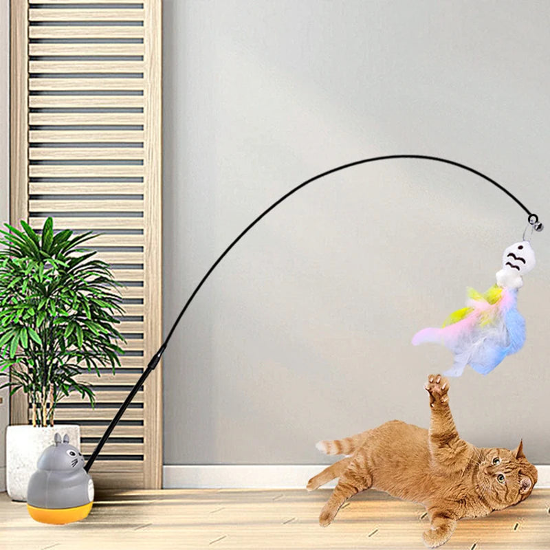Funny Cat Stick – Interactive Feather Toy for Cats 🐾