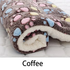 🐾 Flannel Pet Sleeping Mat – Soft Winter Dog & Cat Bed