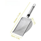 🐱 Stainless Steel Cat Litter Scoop – Durable & Easy-Clean Waste Removal Tool