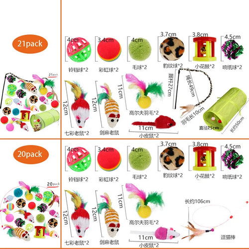 🐾 Kitten Toys Variety Pack – Fun & Safe Cat Toy Set