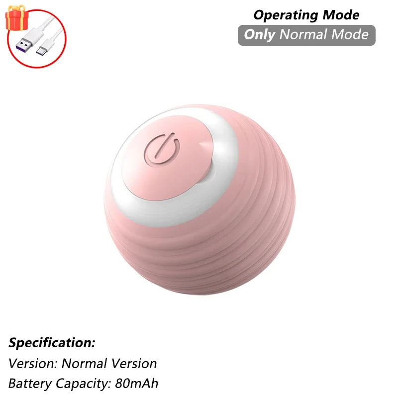 Smart Pet Interactive Rolling Ball Toy – Dog & Cat Electric Training Fun ⚡🐾