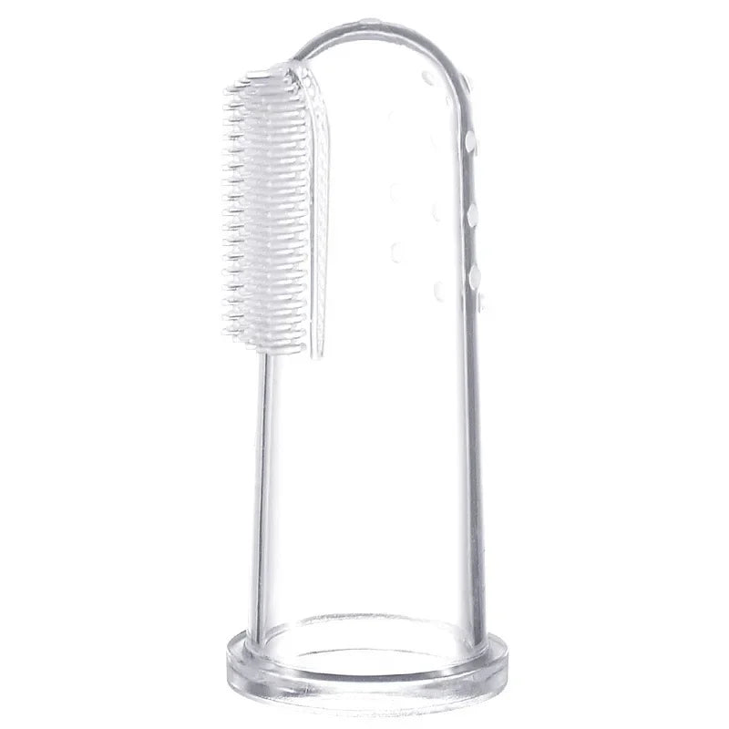 Ultra Soft Silicone Finger Toothbrush for Dogs & Cats