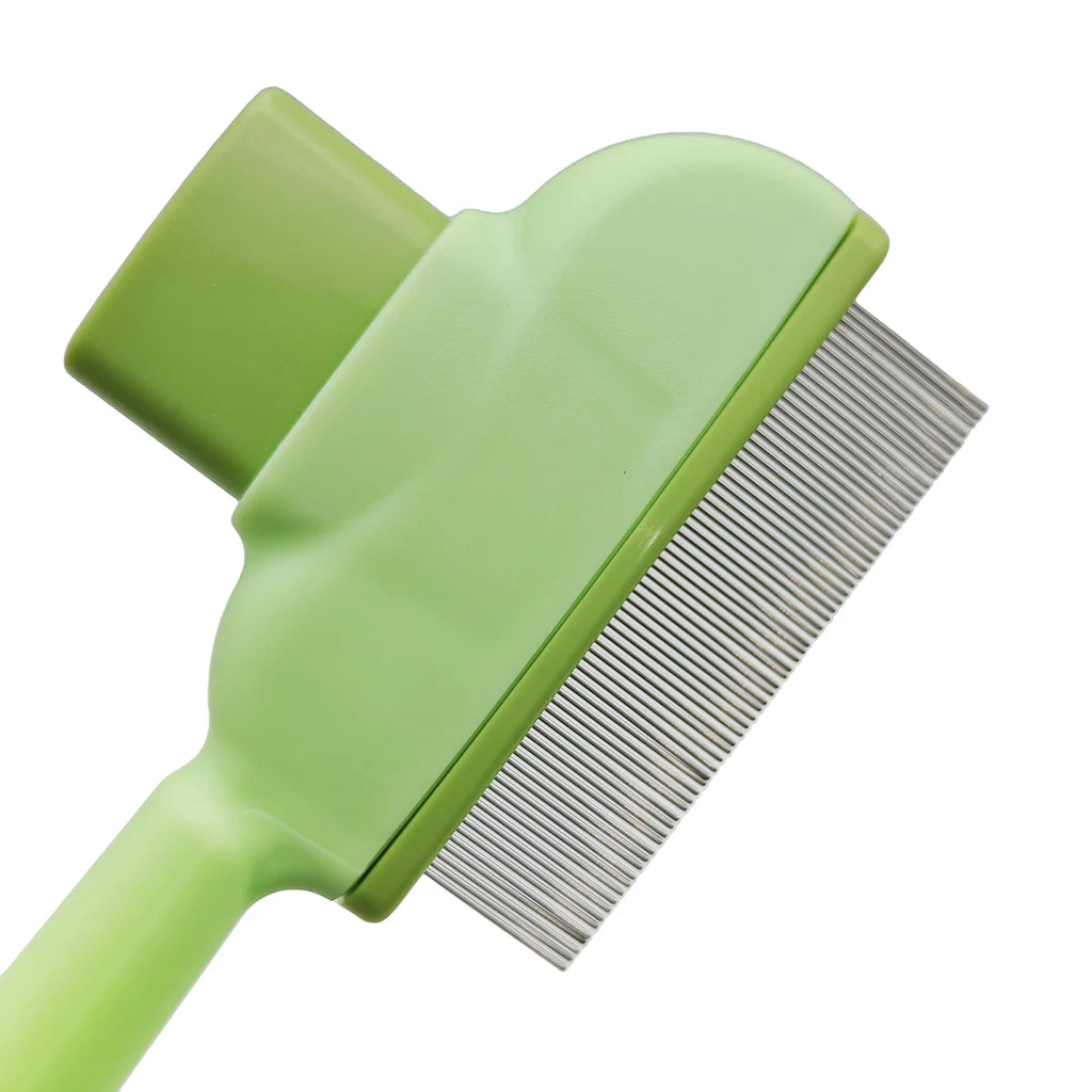 🐾 Self-Cleaning Pet Hair Remover Brush – Grooming Comb for Dogs & Cats