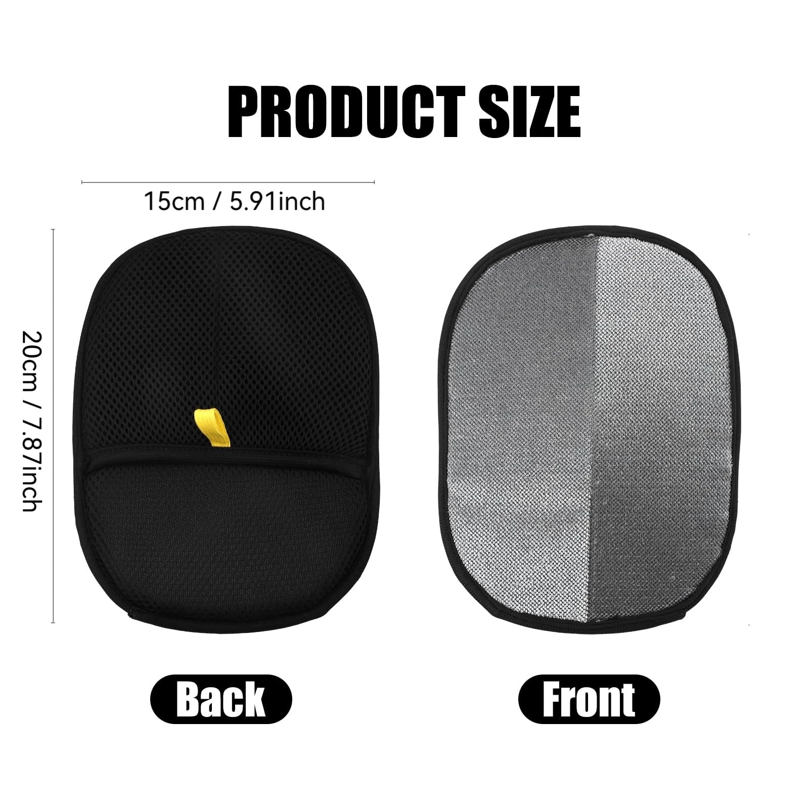 🐾 Pet Hair Removal Gloves – Reusable Double-Sided Grooming Tool