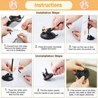🐱 Cat Teaser Stick with Bell – Interactive Feather Toy for Cats