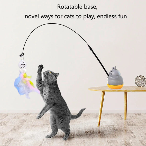 Funny Cat Stick – Interactive Feather Toy for Cats 🐾